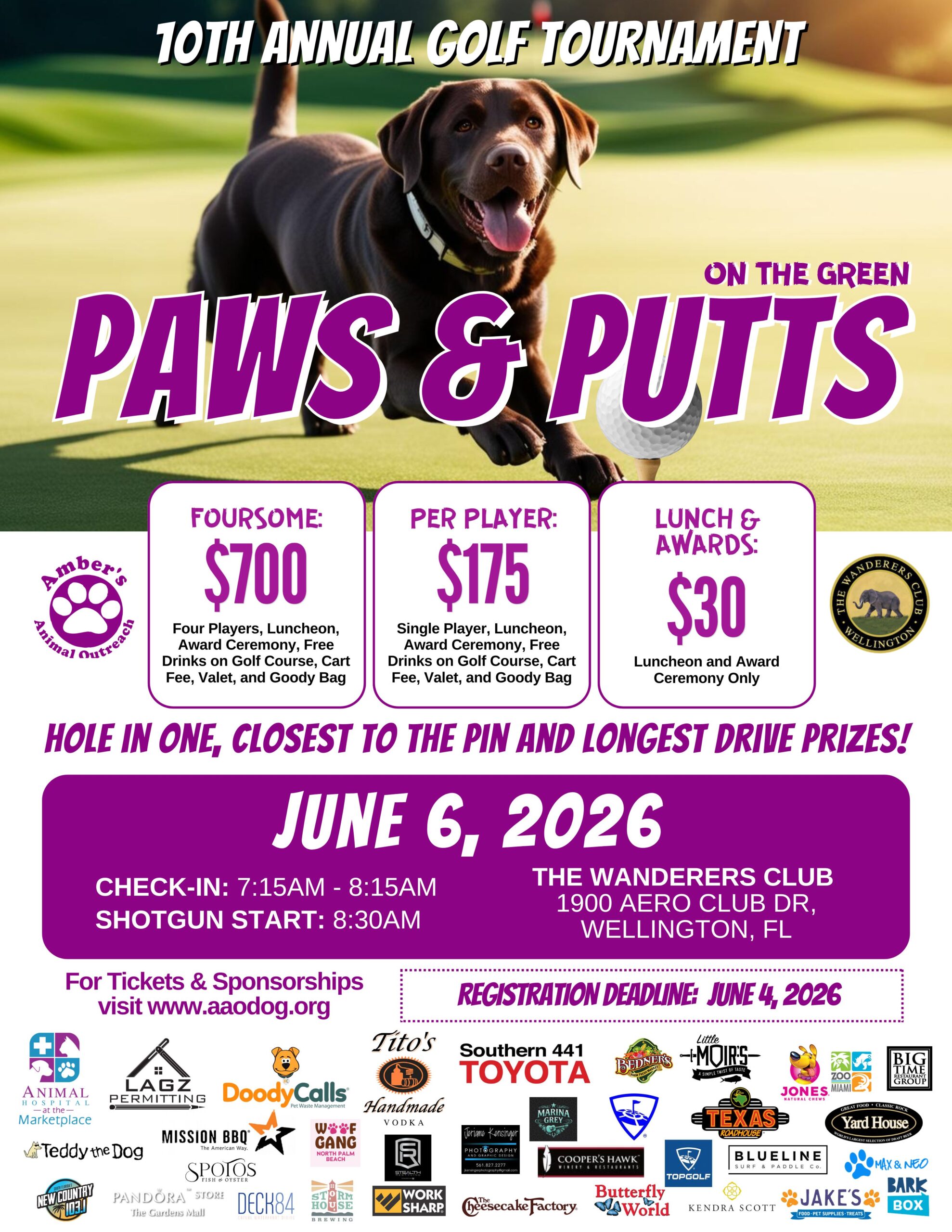 AAODOG Paws and Putts 2026