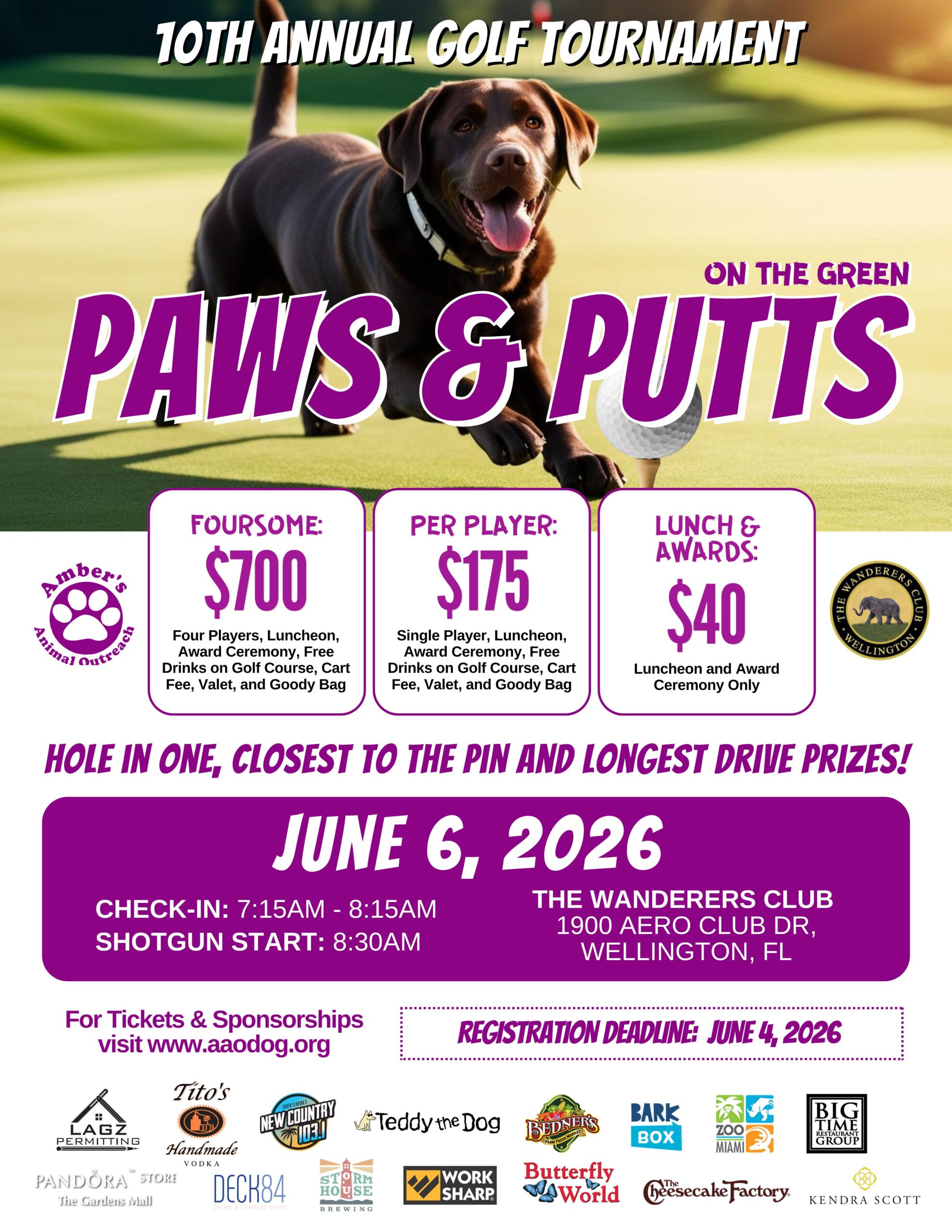 AAODOG Paws and Putts 2026